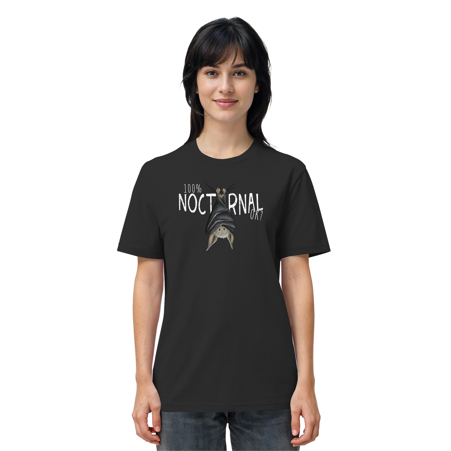 100% nachtaktive Fledermaus - Organic Shirt