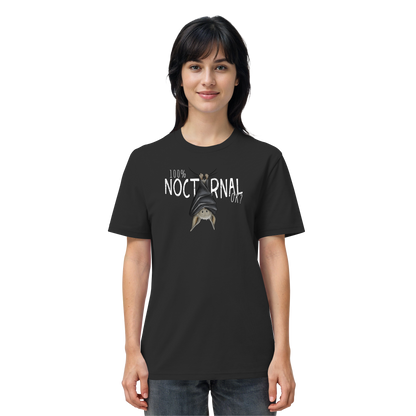100% nachtaktive Fledermaus - Organic Shirt