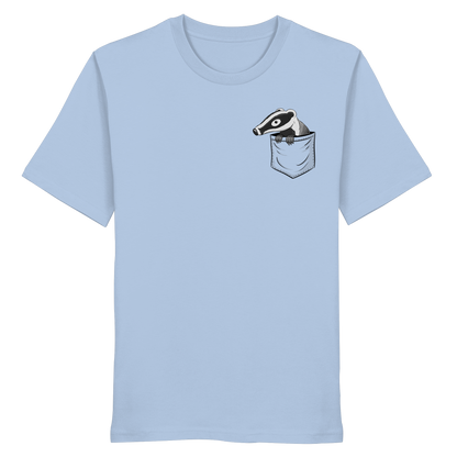 Lustig gemütlicher Dachs In der Tasche - Organic Shirt