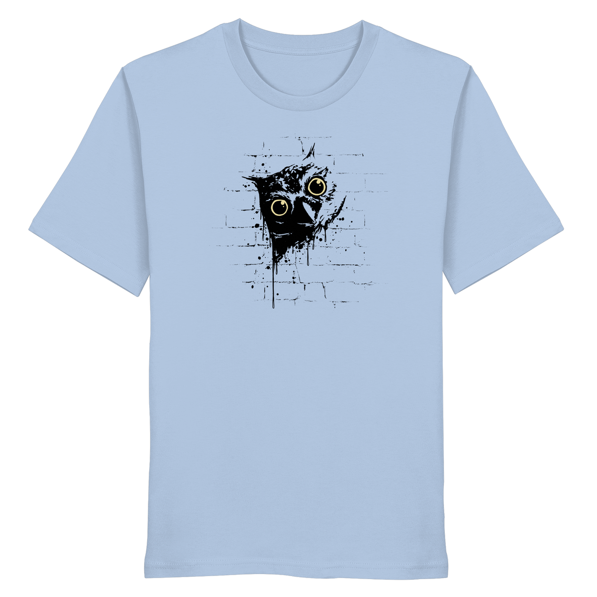 Lässige Street Art Eule - Organic Shirt