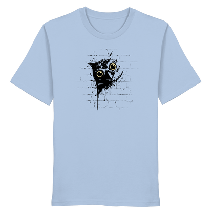 Lässige Street Art Eule - Organic Shirt