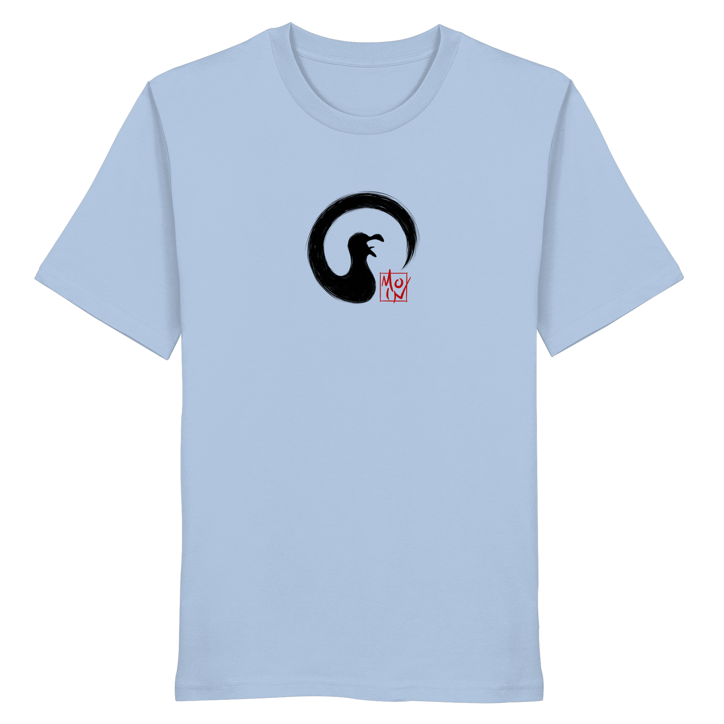 Moin kreischende japanische Enso Möwe - Organic Shirt