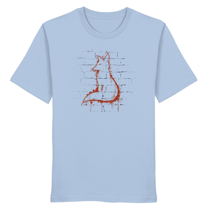 Street Art Fuchs Silhouette - Organic Shirt