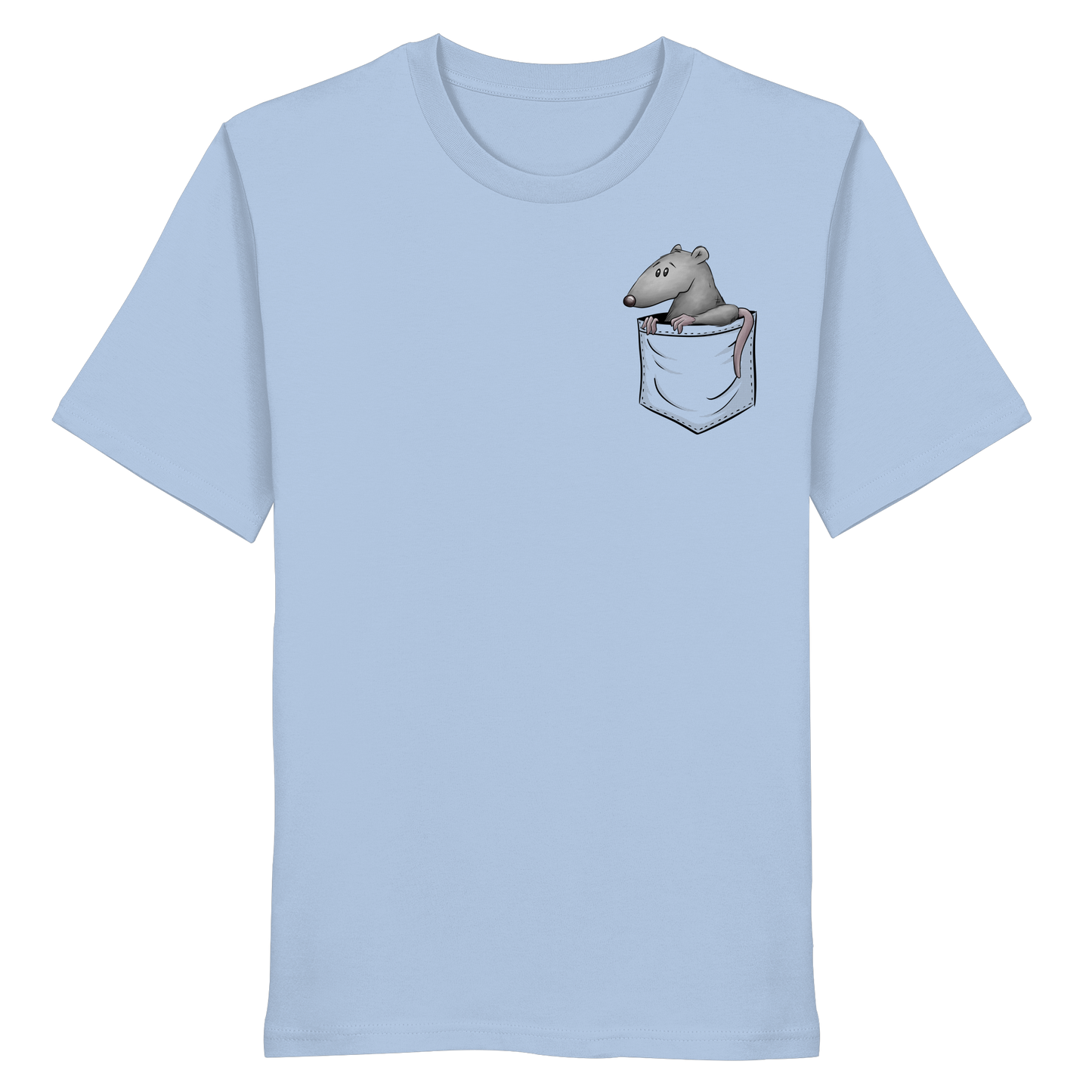 Kleine Ratte in der Tasche - Organic Shirt