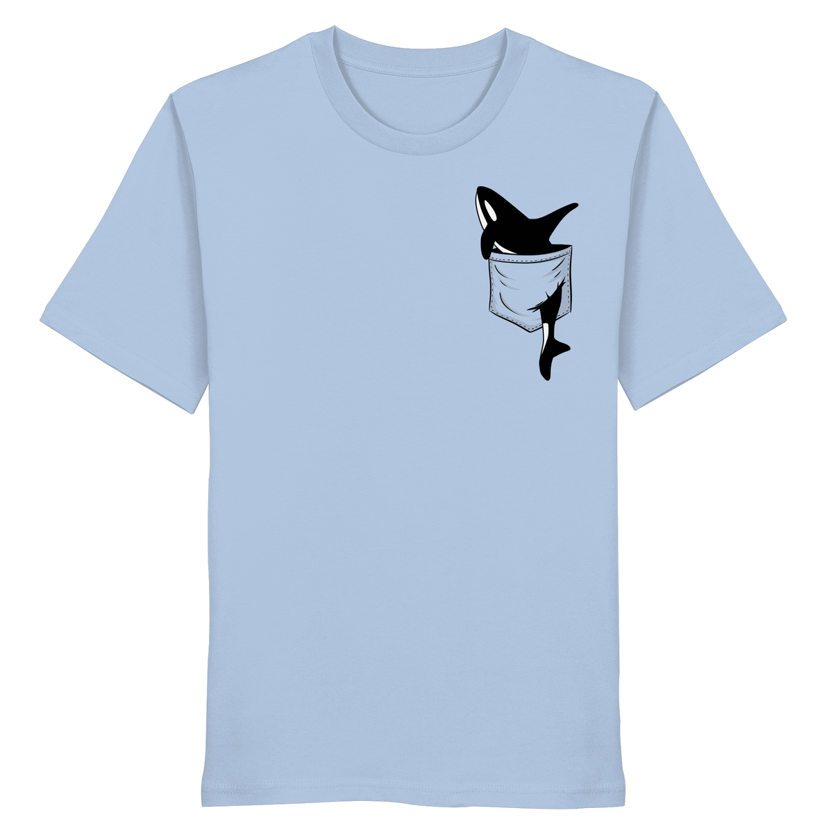 Orca In Deiner Tasche - Organic Shirt