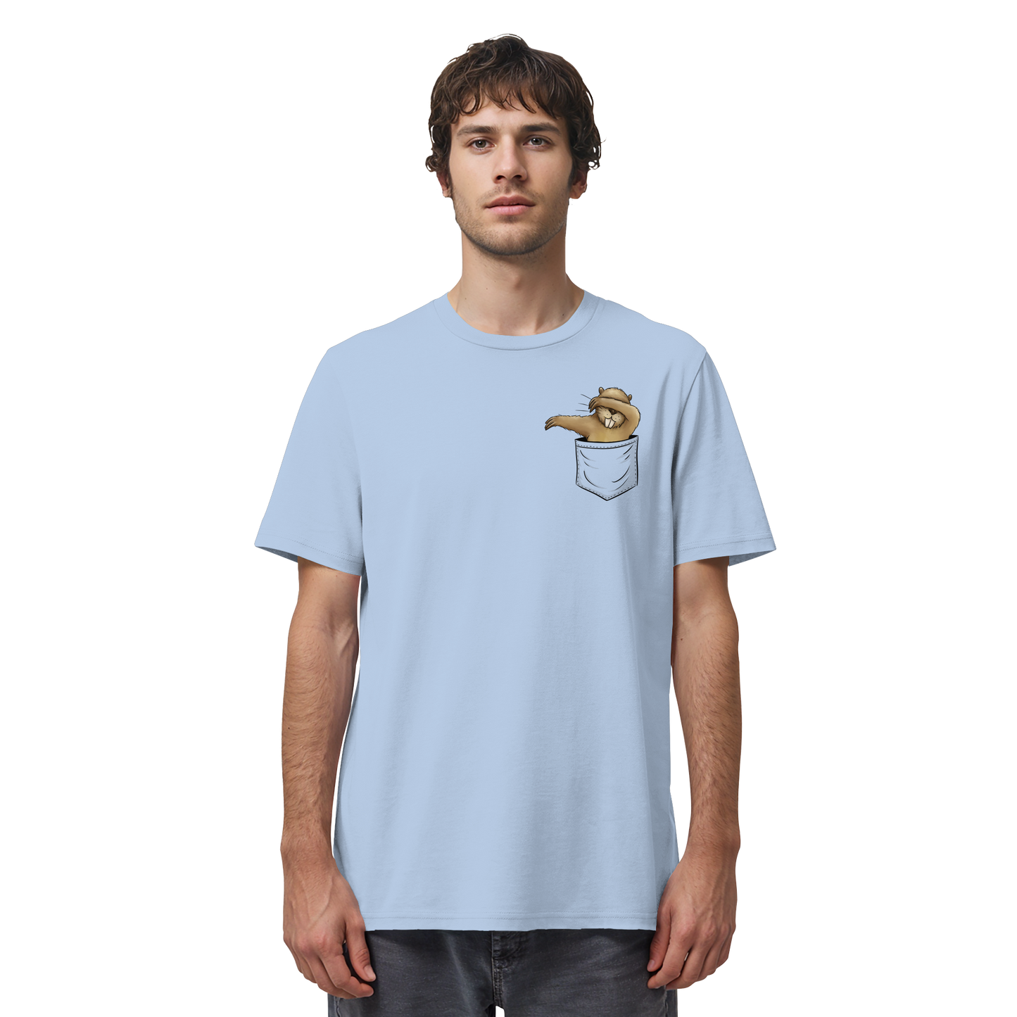 Dabbender Biber in Deiner Tasche - Organic Shirt