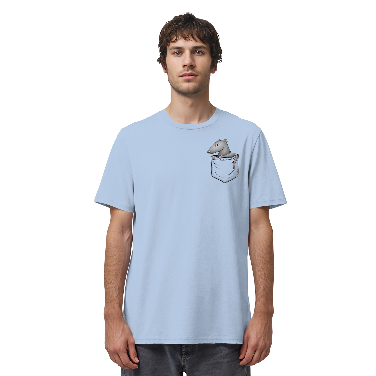 Kleine Ratte in der Tasche - Organic Shirt