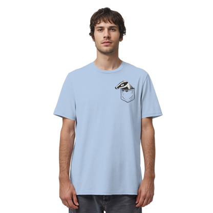 Lustig gemütlicher Dachs In der Tasche - Organic Shirt