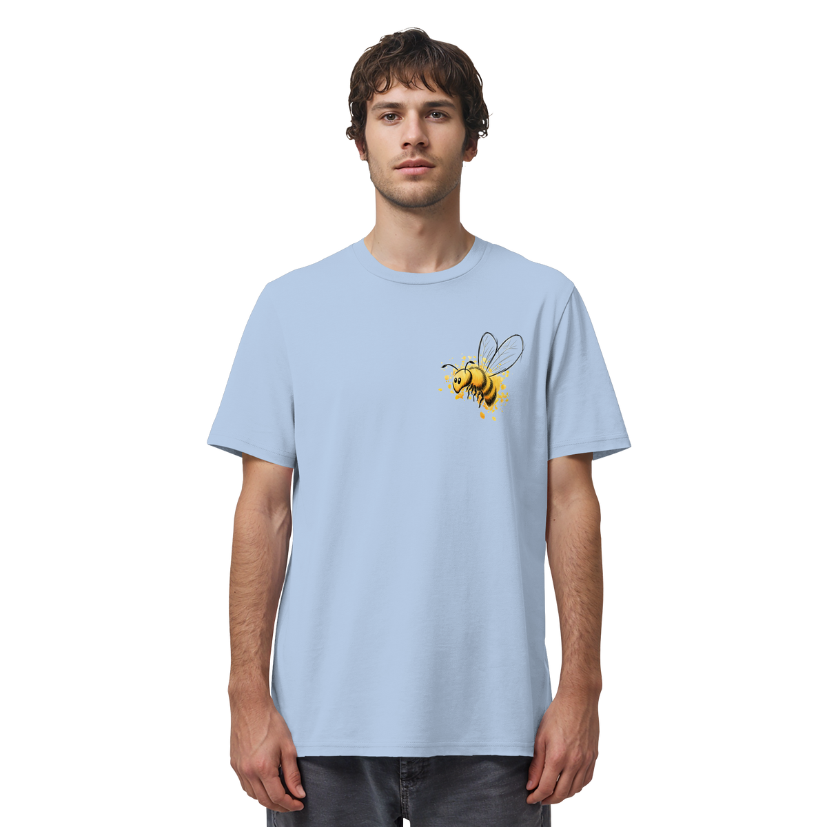 Lässige kleine Honig-Biene - Organic Shirt