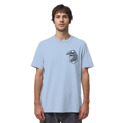 Grufti Rabe Krähe in der Tasche - Organic Shirt