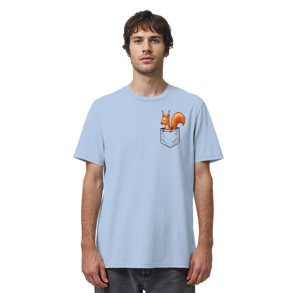 Lässiges Eichhörnchen In Tasche - Organic Shirt