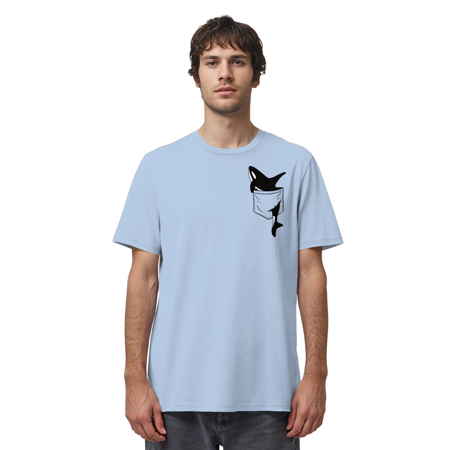 Orca In Deiner Tasche - Organic Shirt