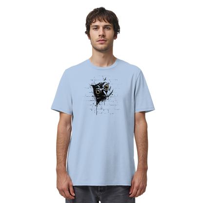 Lässige Street Art Eule - Organic Shirt