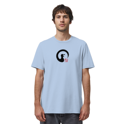 Moin kreischende japanische Enso Möwe - Organic Shirt