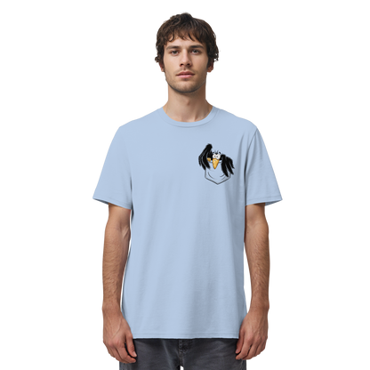 Kleiner Rabe | schwarze Krähe In Tasche - Organic Shirt