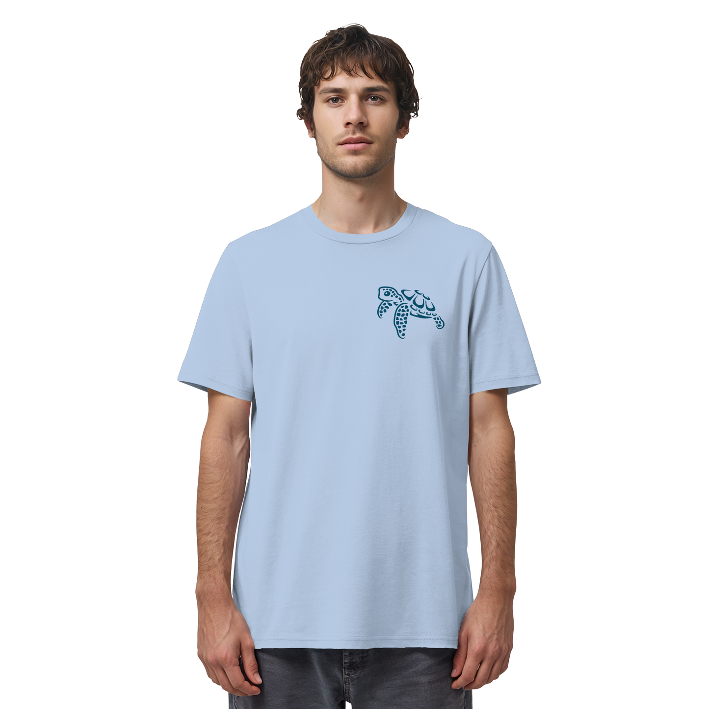 Lässig lustige Wasserschildkröte - Organic Shirt