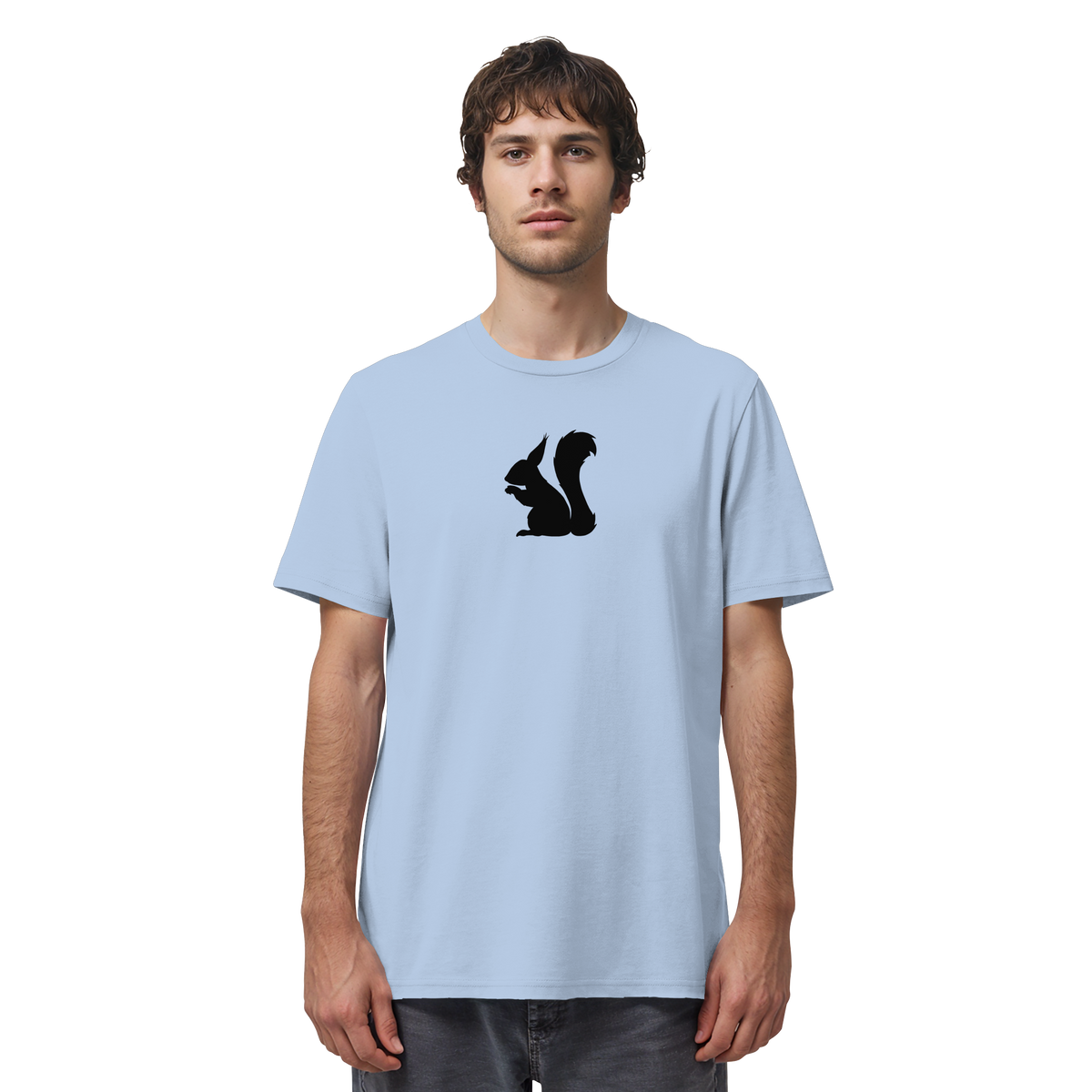 Eichhörnchen Silhouette - Organic Shirt