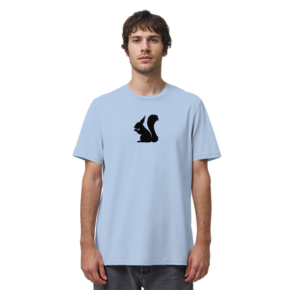 Eichhörnchen Silhouette - Organic Shirt