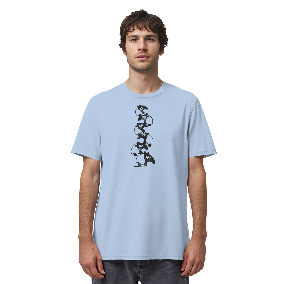 Lustiger Haufen aus Schabracken-Tapiren - Organic Shirt