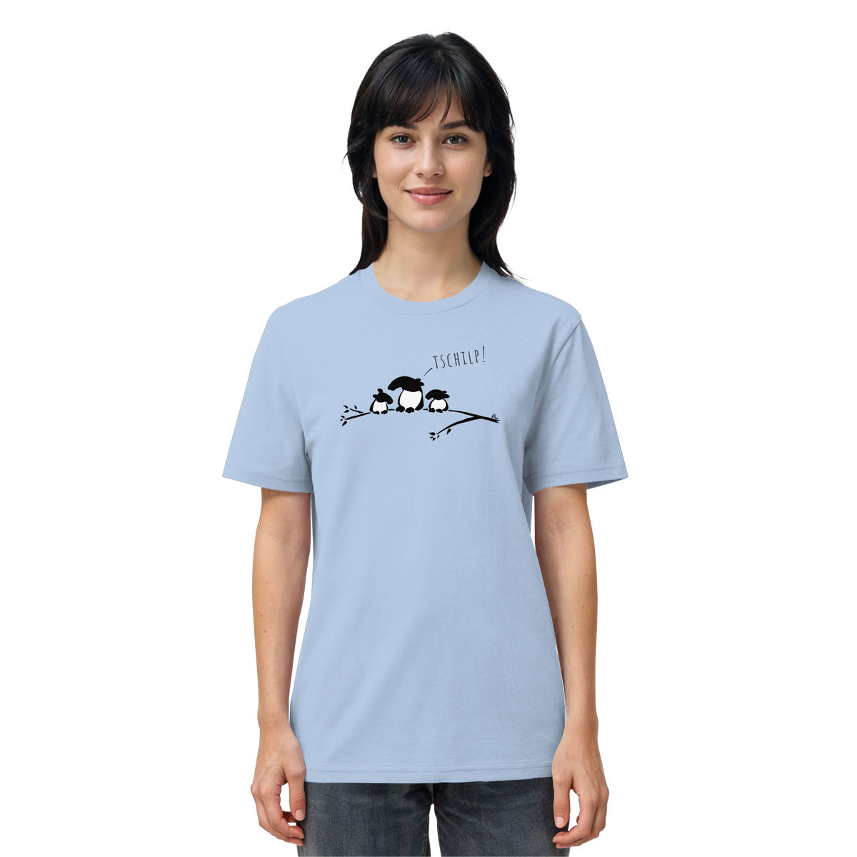 Drei kleine Tapir-Vögel - Organic Shirt