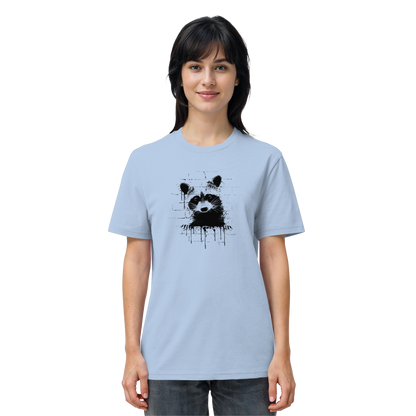 Funky Street Art Waschbär - Organic Shirt