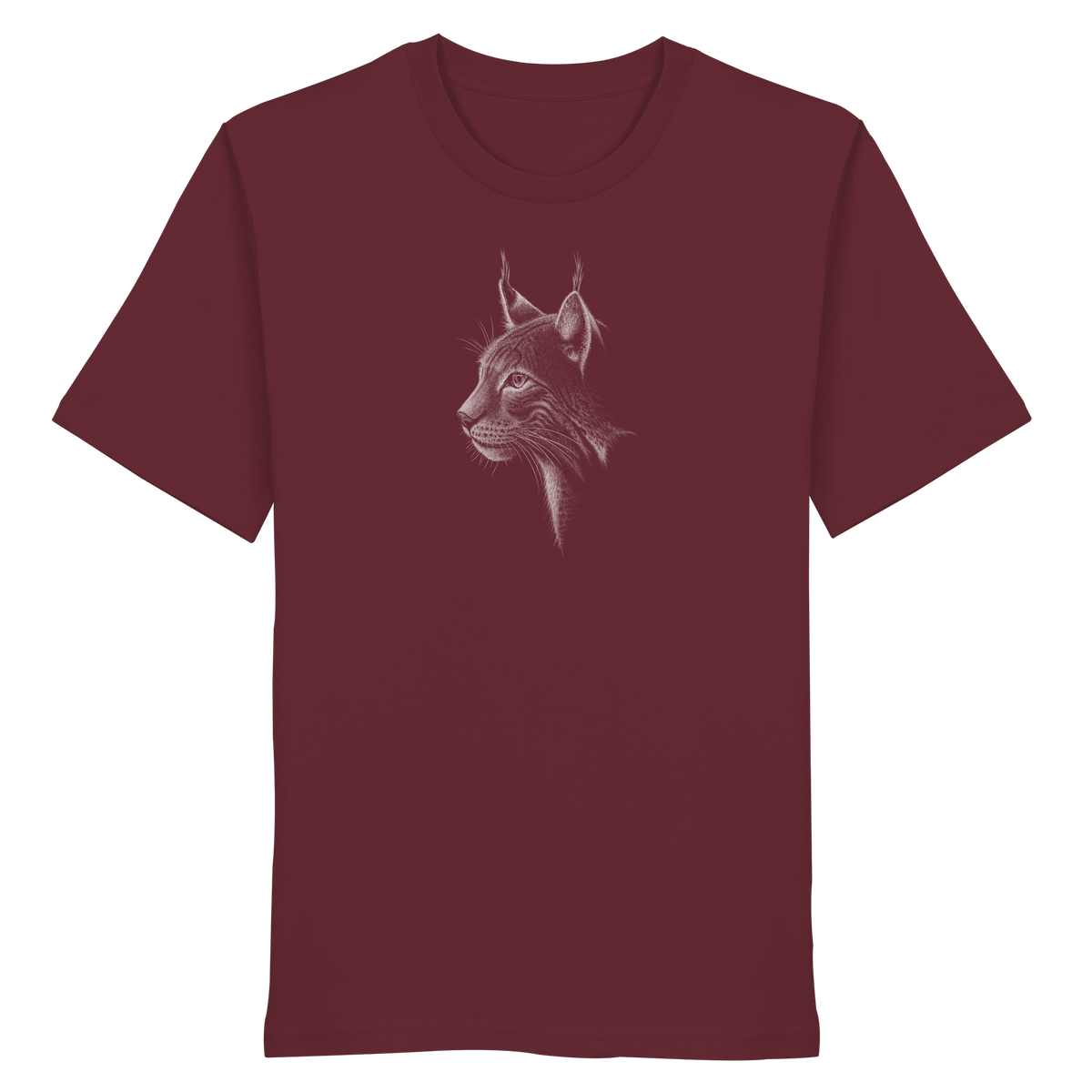 Luchs Kritzelkunst Wildkatze Illustration - Organic Shirt