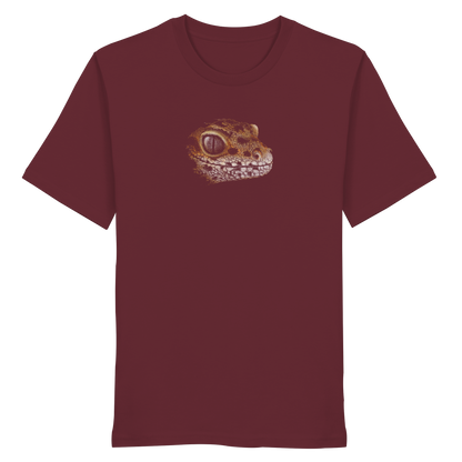 Leopard Gecko Skizze Kritzelkunst - Organic Shirt