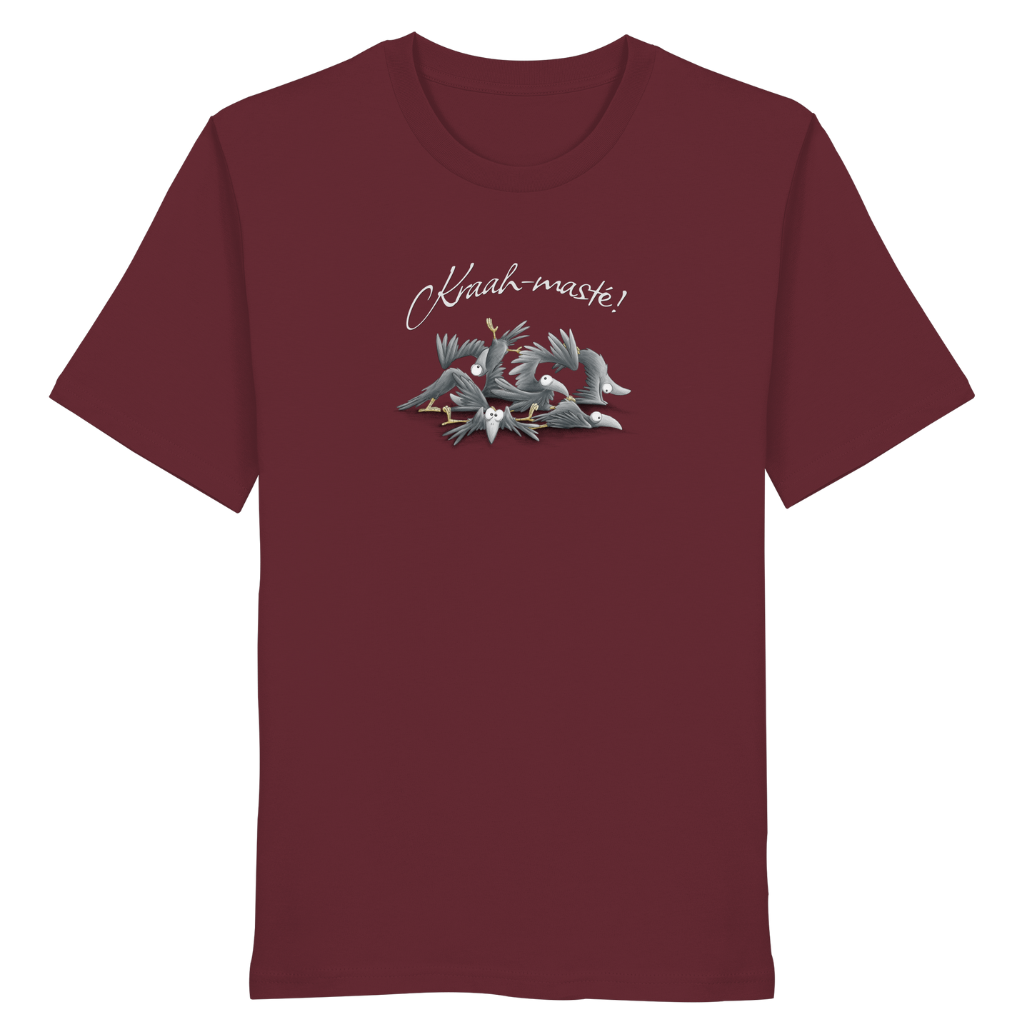 Kraah-masté! Yoga Raben Krähen - Organic Shirt