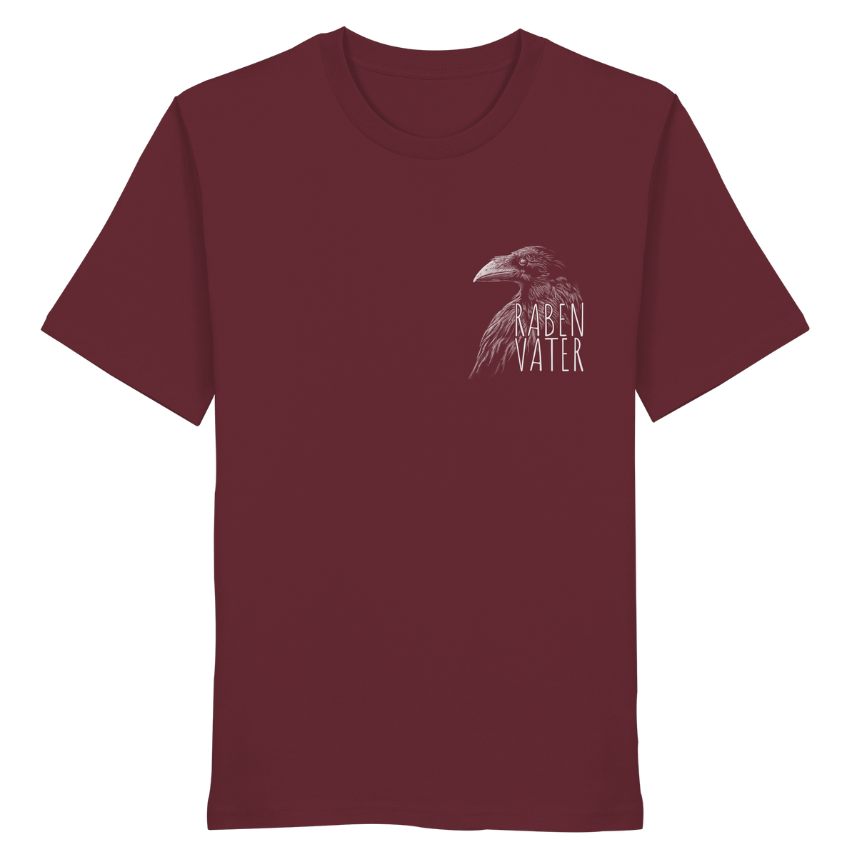 Rabenvater schwarzer Rabe Krähe - Organic Shirt