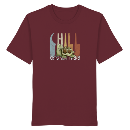 Gechillt gemütliche Schildkröte - Organic Shirt