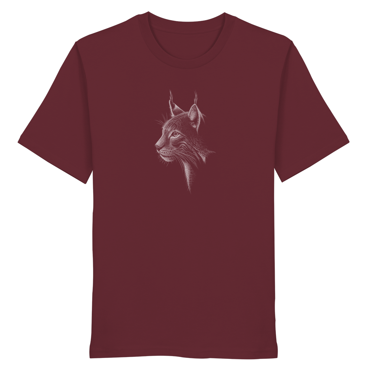 Luchs Kritzelkunst Wildkatze Illustration - Organic Shirt