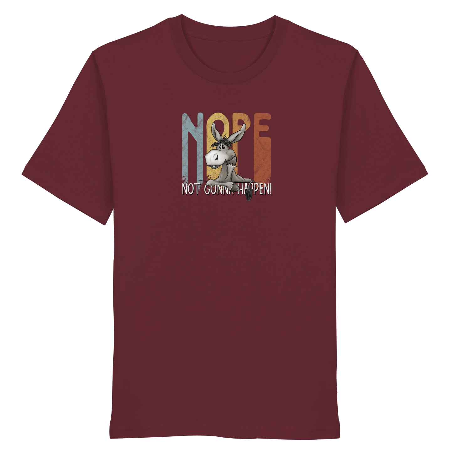 Nope | bockiger Esel - Organic Shirt