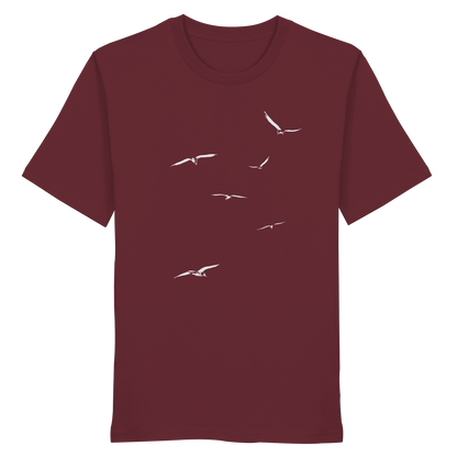 Vogelschwarm – Traum vom Fliegen - Organic Shirt