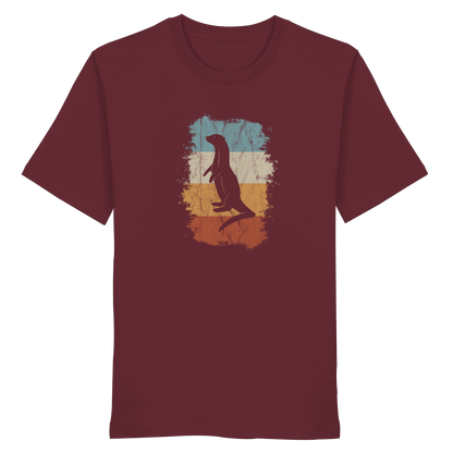 Retro Otter Fischotter Silhouette - Organic Shirt