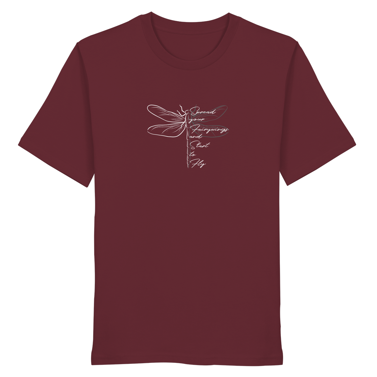 Breite die Flügel aus und flieg los | Libelle - Organic Shirt