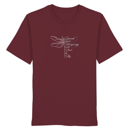 Breite die Flügel aus und flieg los | Libelle - Organic Shirt