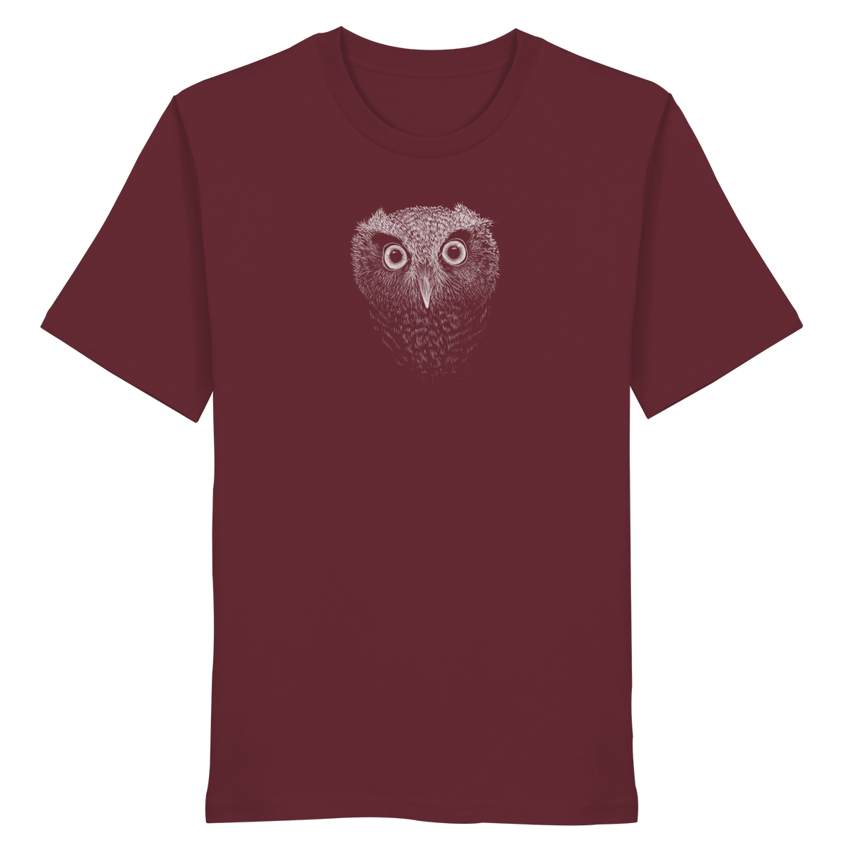 Eule Kritzelkunst Illustration - Organic Shirt