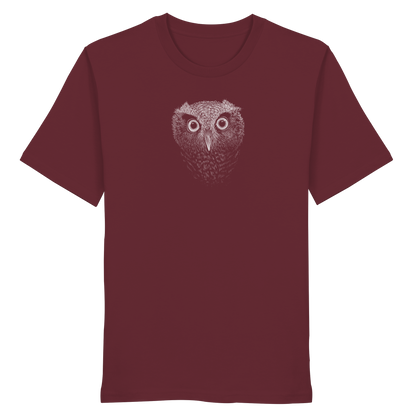 Eule Kritzelkunst Illustration - Organic Shirt