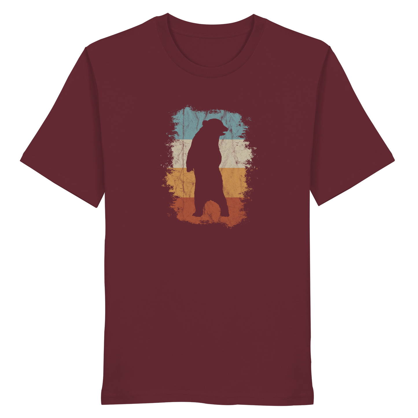 Retro Bären-Silhouette - Organic Shirt