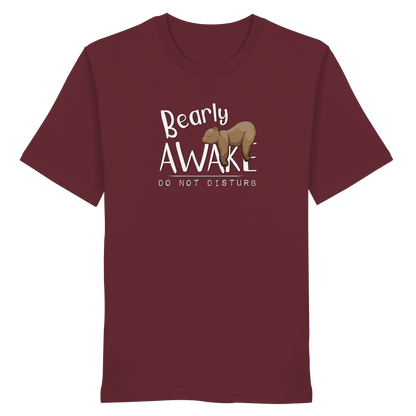 Bearly Awake Bitte nicht stören Bär - Organic Shirt
