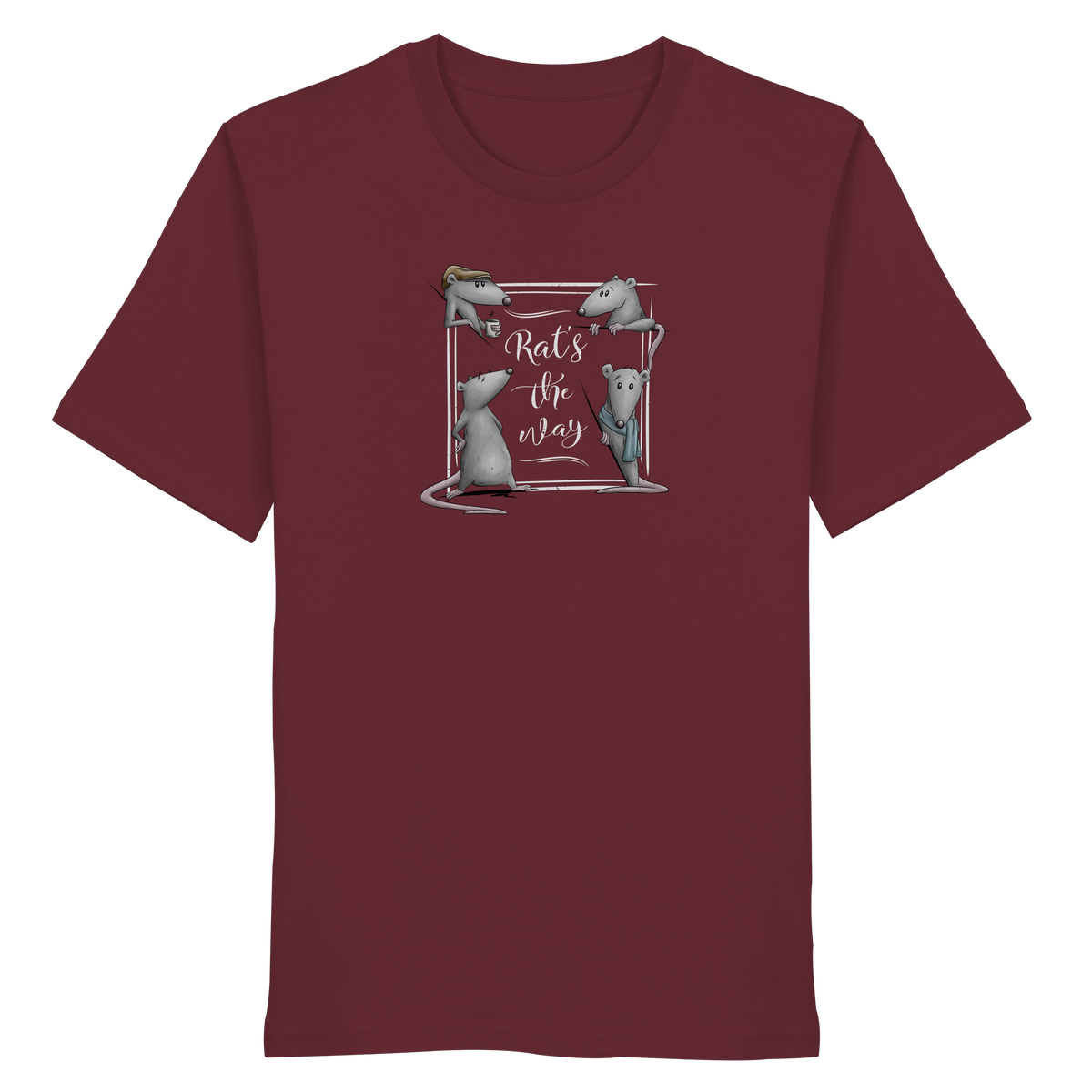 Rat’s The Way Kaffeehaus Ratten - Organic Shirt