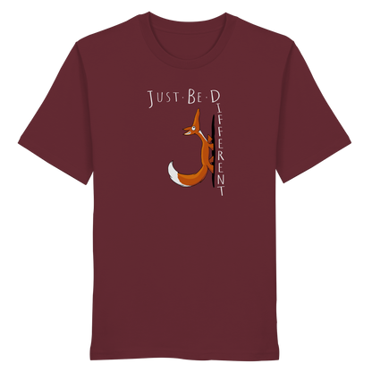 Just Be Different | Sei Anders, kleiner Fuchs - Organic Shirt
