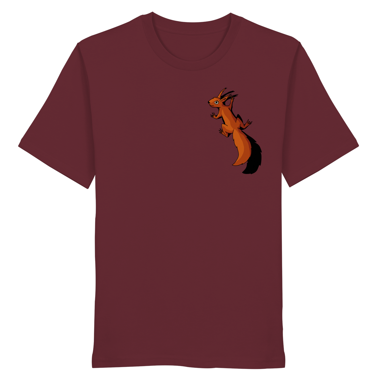 Süßes Eichhörnchen klettert - Organic Shirt