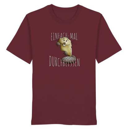 Einfach mal Durchbeissen Biber - Organic Shirt