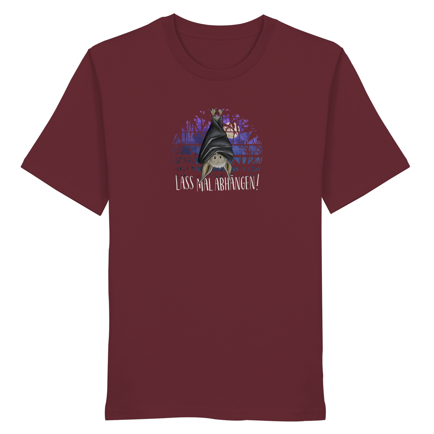 Lass mal abhängen Fledermaus - Organic Shirt