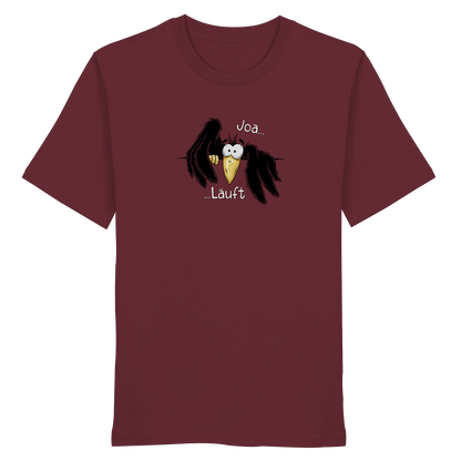 Joa Läuft Krähe gechillter Rabe - Organic Shirt