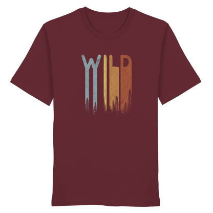 Wild Retro Schriftzug - Organic Shirt
