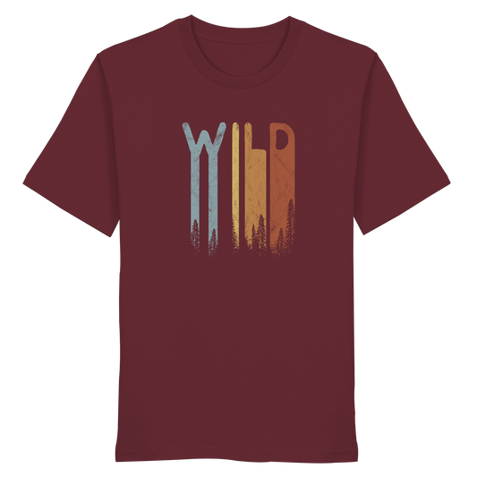 Wild Retro Schriftzug - Organic Shirt