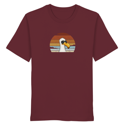 Cool lässige Retro Möwe - Organic Shirt