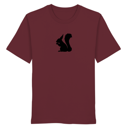 Eichhörnchen Silhouette - Organic Shirt